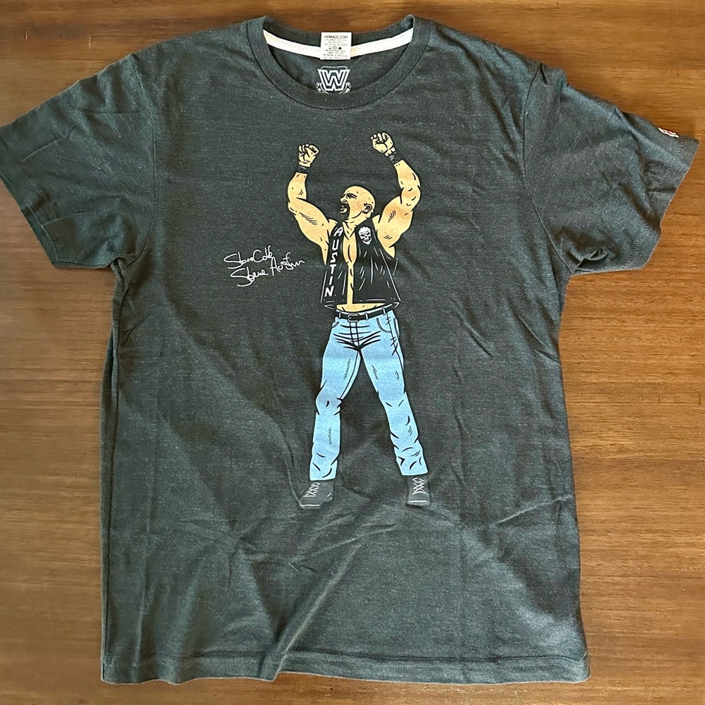 HOMAGE WWF/WWE Stone Cold Steve Austin T-Shirt